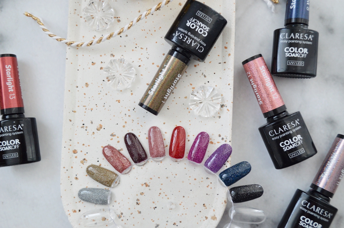 Starlight kolekcja lakierów Claresa puderek.com.pl